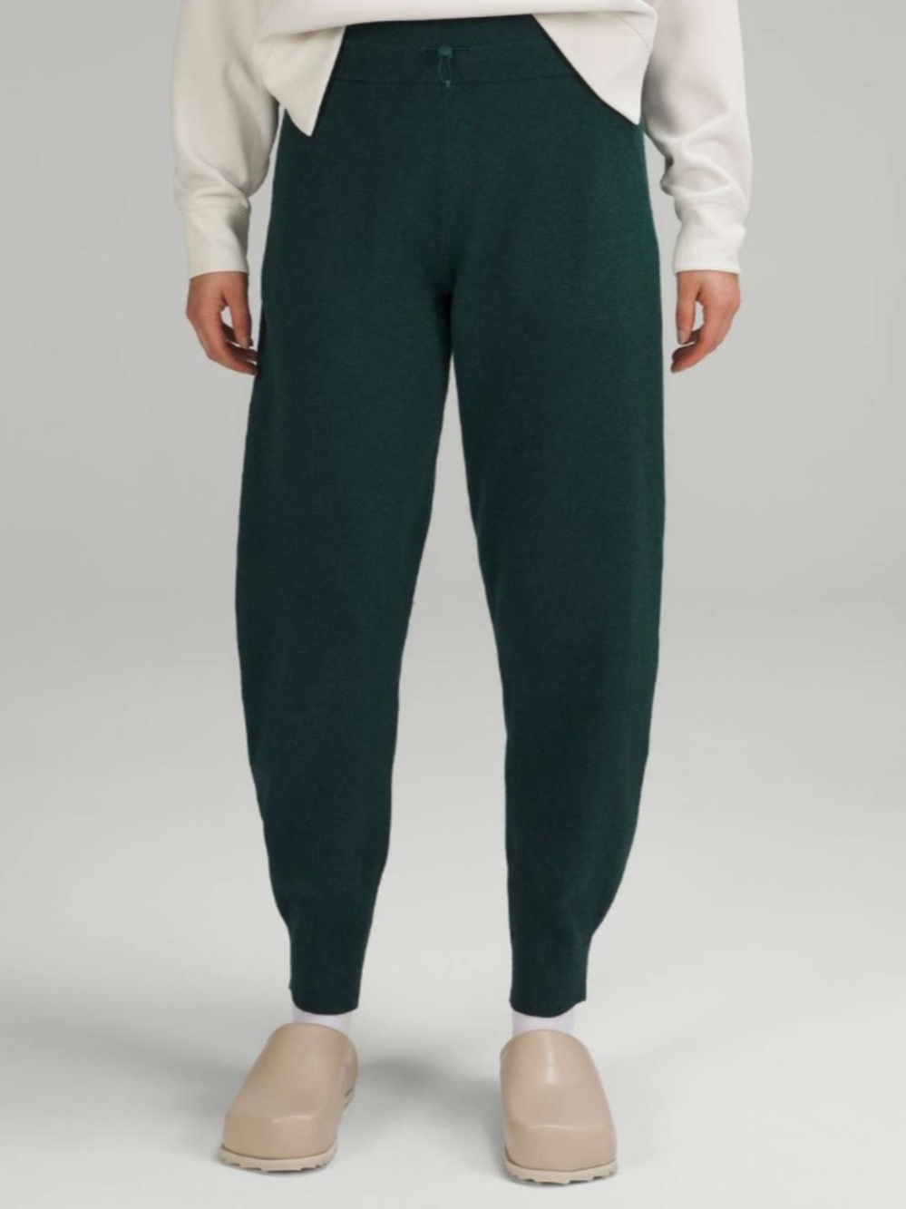 Lululemon | Cotton-Cashmere Knit Mid-Rise Jogger